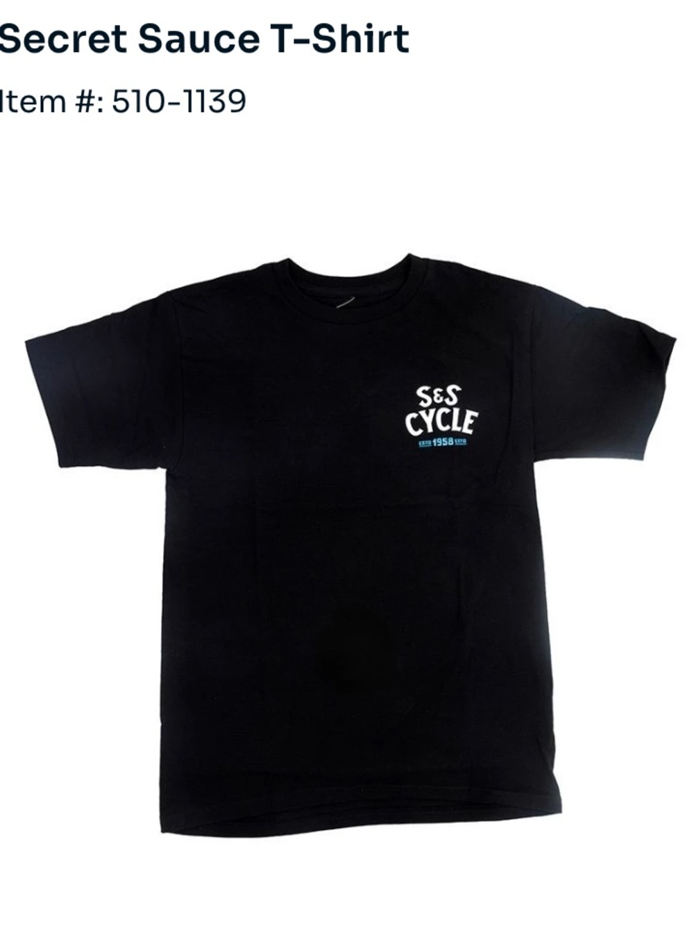 Secret sauce S and s motorcycle shirt
